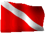 Flagge der Taucher